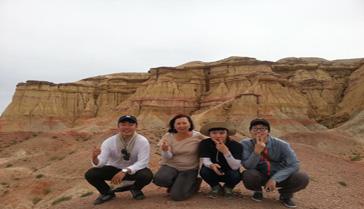 enjoying Mongolian tour