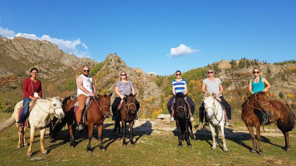 Horse riding Mongolia
