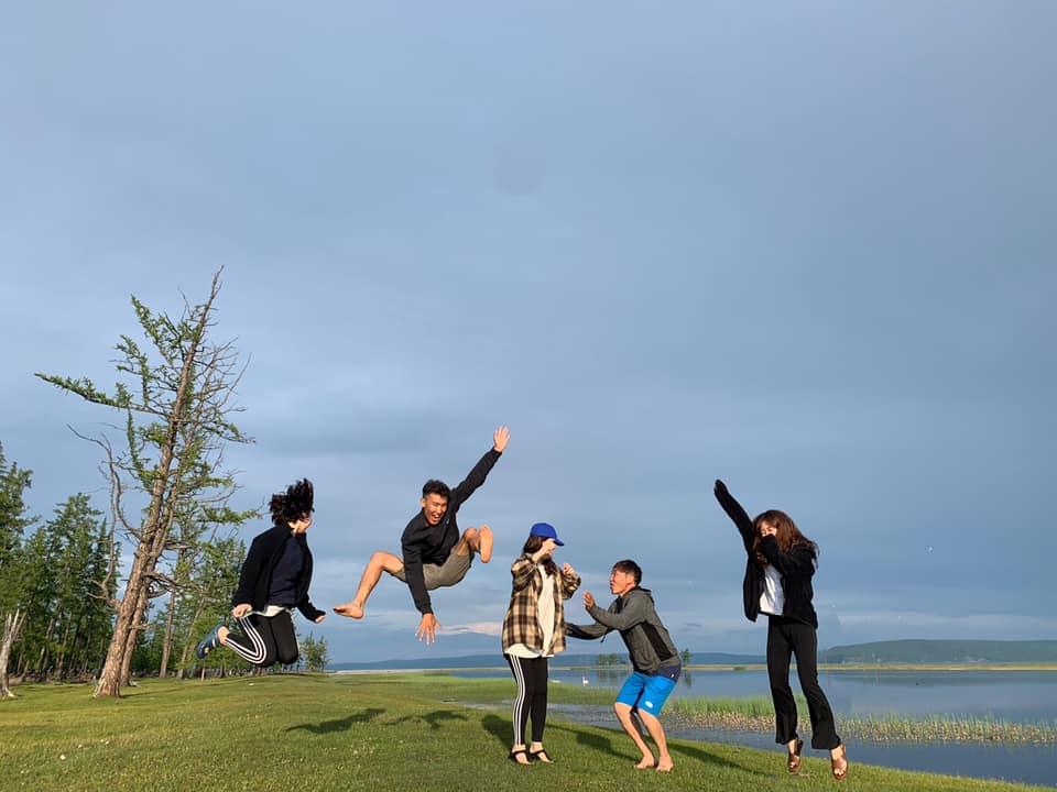 Relaxing day at Khovsgol lake Mongolia