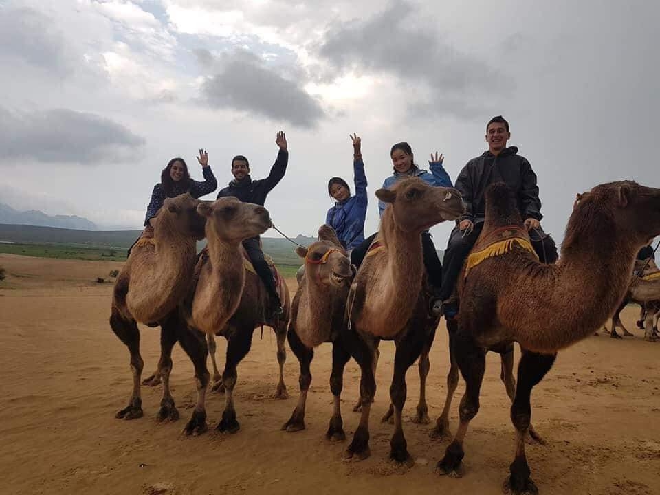 Riding Camel at  Semi Gobi